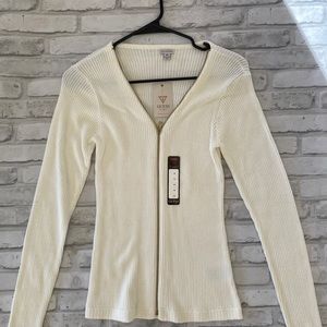 Guess Malina Zip Up Sweater